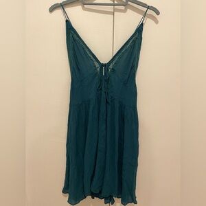 Free People Flowy Green Dress